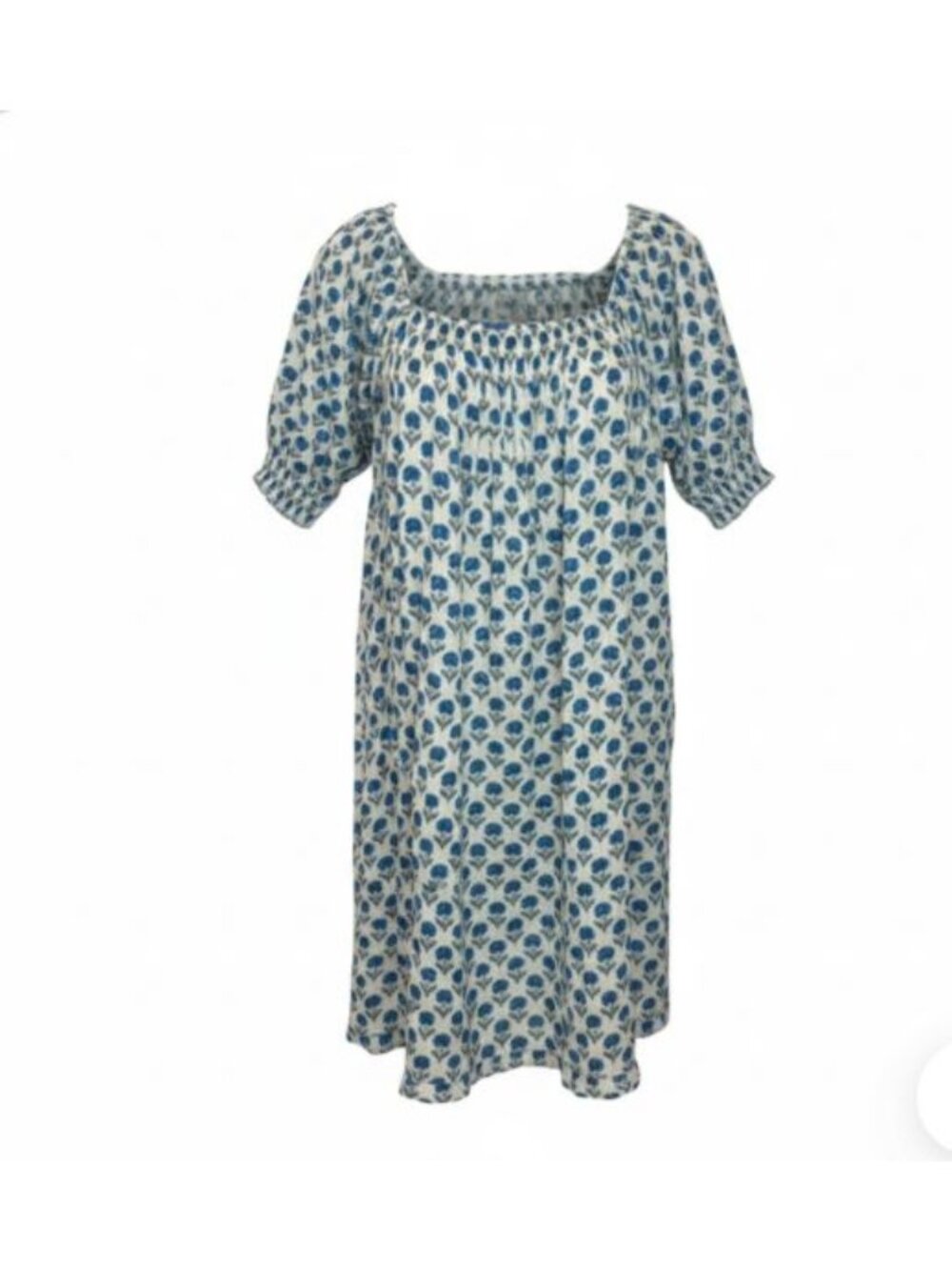 Anthropologie EDDY Sydney puff sleeve mini nightgown/ Dress NWT - Size S